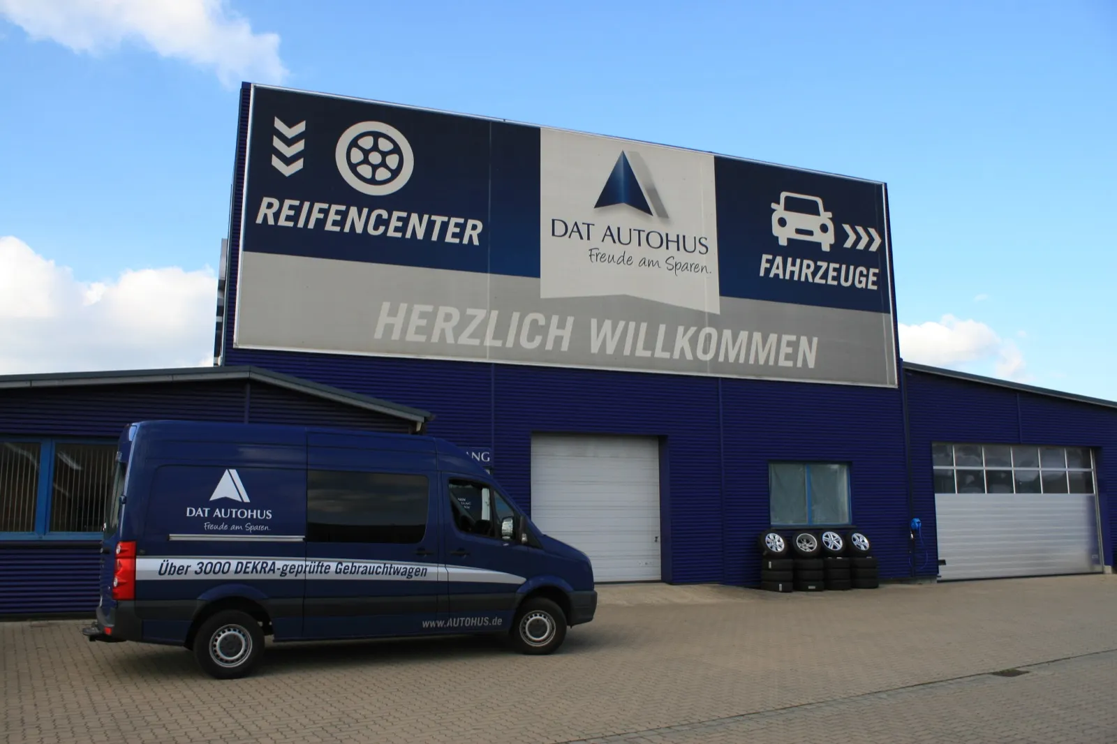 Eingang des Reifencenters in Bockel