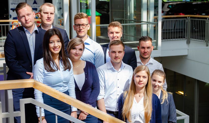 Auszubildende DAT Autohus am Standort Bockel 