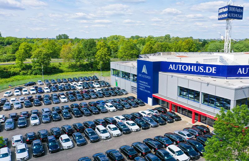 Luftaufnahme des Gelände von DAT Autohus am Standort Bremen